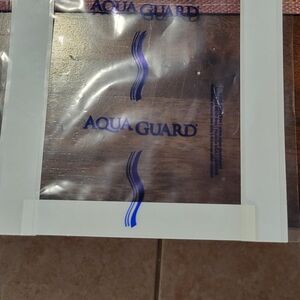 Aqua Guard & HydroSeal  Clear Plastic Water Barrier Sheets
